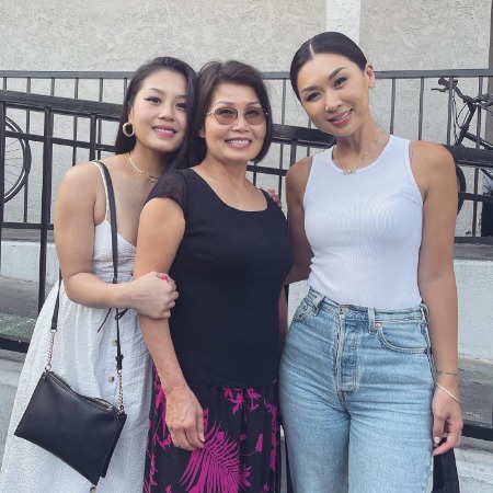 Tracy Romulus with her mother Sang Nguyen and sister Tina Thao.